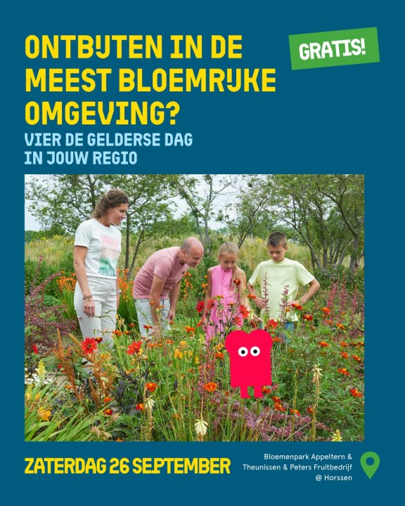 Groen, gastvrij en vol verhalen: dit is De Gelderse Dag in Rivierenland! 🌿 Van bloementuinen tot...